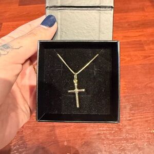 The M Elegant Cross Necklace